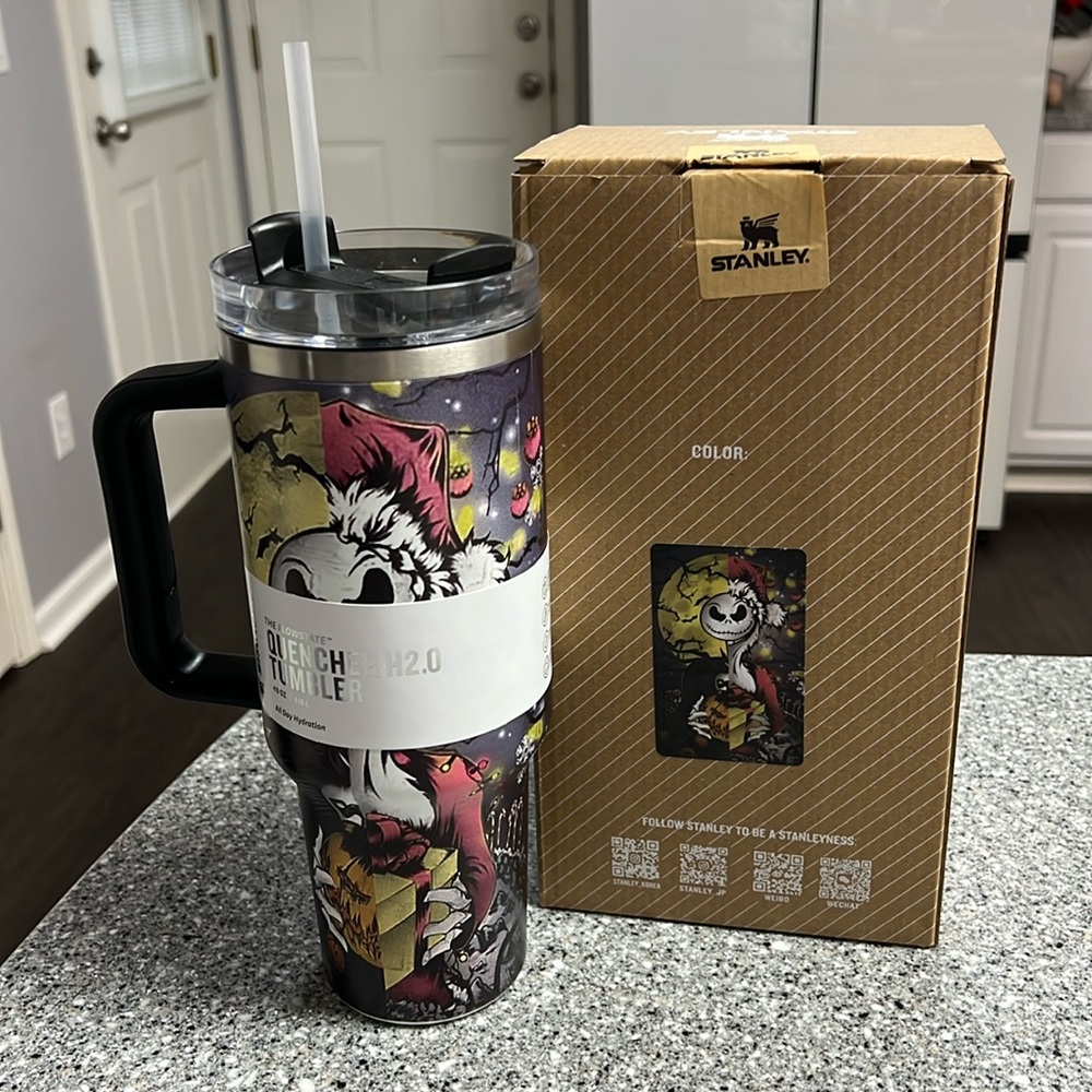 ❗️FINAL❗️ 🆕 STANLEY 40 oz. Nightmare Before Christmas Customized Tumbler